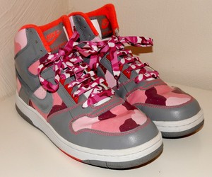 pink camo trainers