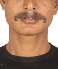 Men's Mustache Set Brown Cosplay Facial Hair M-1194
