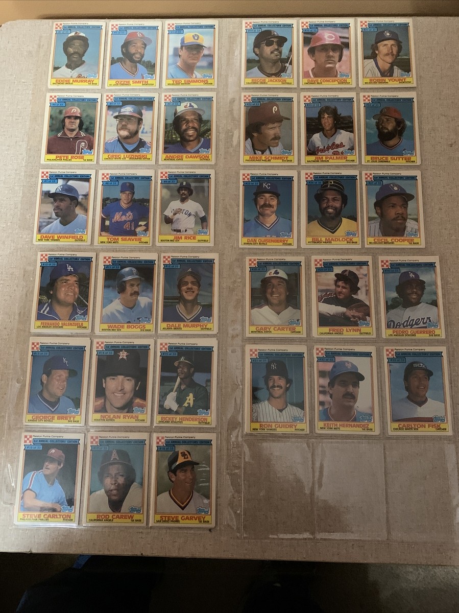 1984 Topps Ralston Purina Company 1st Annual Collectors Edition