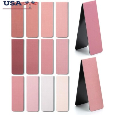 Magnetic Bookmarks Set 12 Pack Colorful Book Clips Home Office School Supplies
