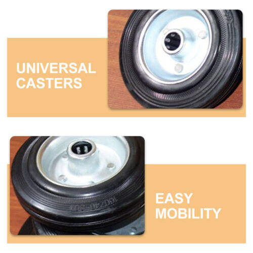 Heavy Duty Swivel Wheel Industrial Rubber Caster Wheel Silent And Sturdy - Picture 9 of 12