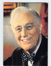 Postcard Franklin Delano Roosevelt Portrait Photographed By  Movin Hermes