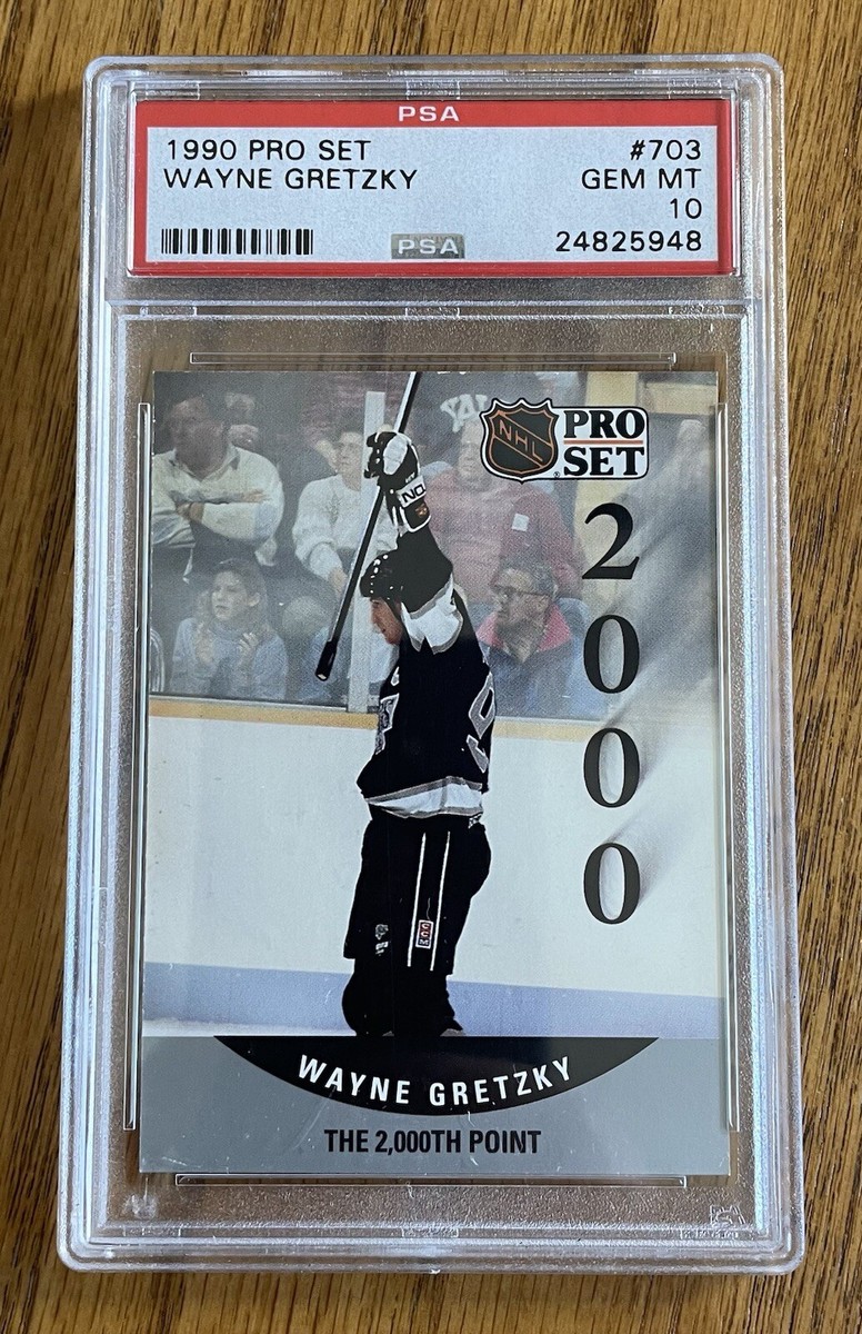 1990 Pro Set Hockey #703 Wayne Gretzky Los Angeles Kings | PSA 10