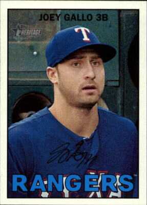 2016 Topps Heritage  #488 Joey Gallo Sp shortprint