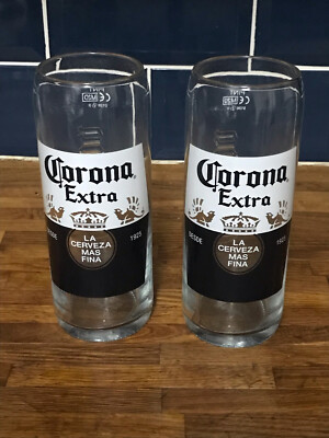 2 x Corona Extra Pint Glas Brandneu