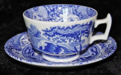Spode Blue Italian Cup and Saucer Set