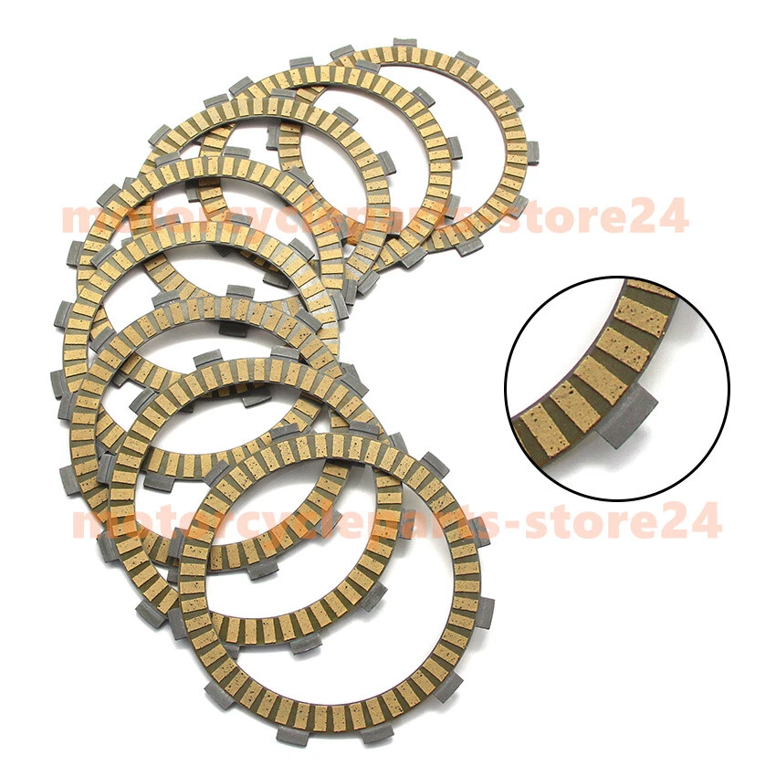 Placas de acero de fricción de embrague para Yamaha XS1100 S 78-81/XJ1100 1982/FJ1100 84-85 Foto 3 de 4