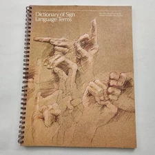 Dictionary of Sign Language Terms Book Spiral Bound Mormon LDS Teaching ASL Deaf
