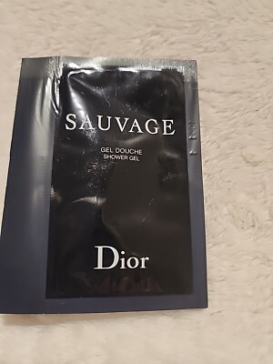New Men's Dior Sauvage Sample Trio/Shower Gel, Face & Beard Moisturizer, EDT 1ml