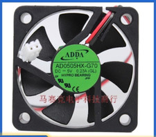 ADDA AD0505HX-G70 5V 0.23A 5010 5CM 2-Wire Cooling Fan