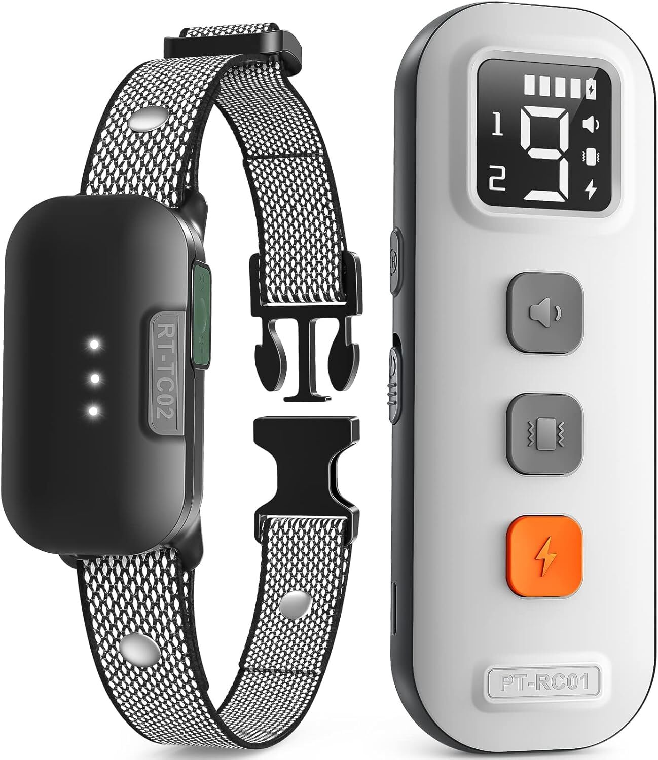 Dog Training Collar with Remote 2000Ft, Dog Shock Collar with 3 Safe Training...
