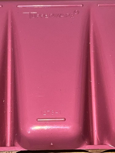 Tupperware Gadget (1) MAUVE PINK SOAP DISH GADGET CONSULTANT GIVEAWAY DISH TRAY - Picture 7 of 12