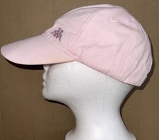 Kappa Light Pink Cap ? Embroidered Logo (One Size Adjustable)