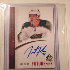 Upper Deck SP Authentic Future Watch Autograph Rookie Justin Falk /999 Wild #273