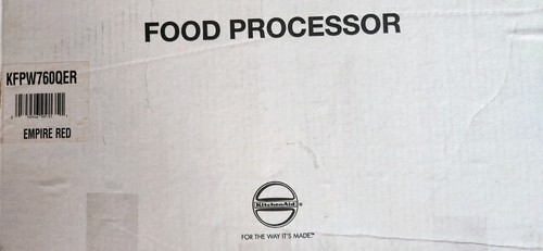 Red KitchenAid 12 Cup Ultra Food Processor KFPW760 QER Empire RED NEW In Box - Picture 11 of 12
