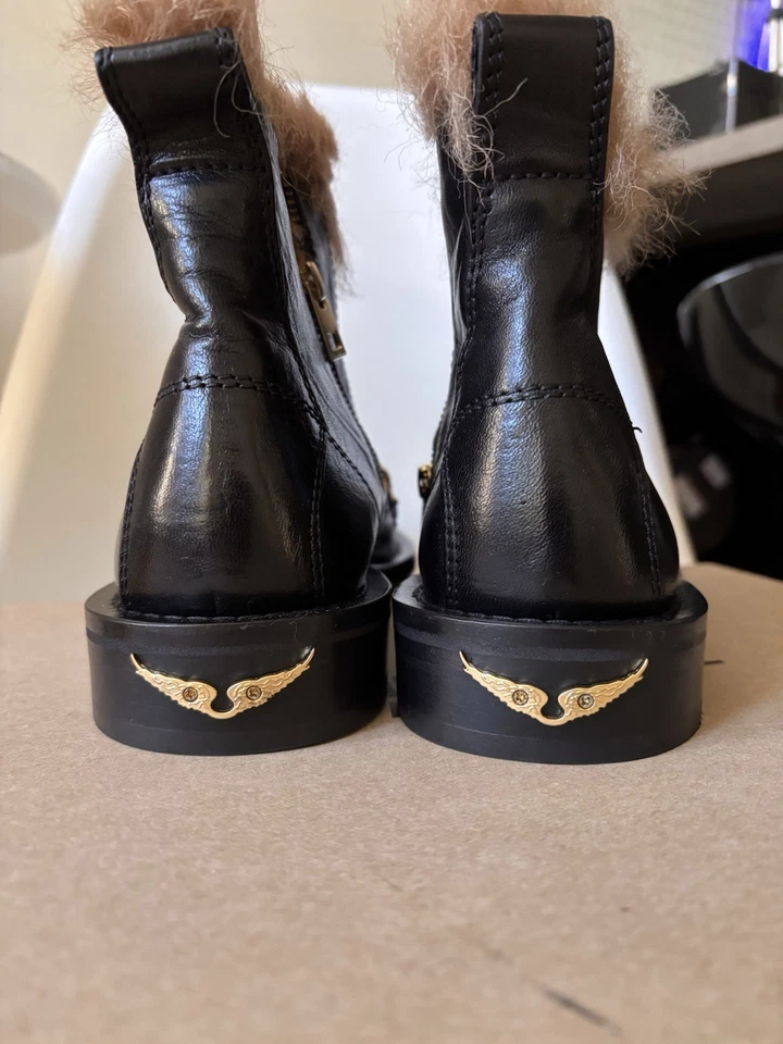 Zadig & Voltaire LAUREEN HIGH - Botas de tornozelo tamanho 39 EUA 9 - Imagem 2 de 4