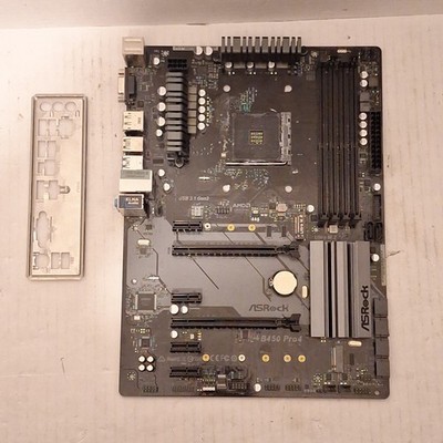 ASRock B450 Pro4 R2.0 Motherboard With I/O Shield 