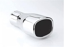 Different Trends Oval Square Double Wall Ss Exhaust Tip 2.25in Id 