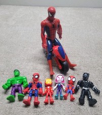 Marvel Figures Lot Of 8 Spiderman, Iron Man, ...