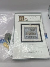Country Cottage Needleworks “Silent Night” Cross Stitch Kit – Chart, Fabric