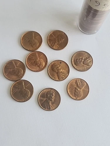 COMPLETE ROLL 1953 BU  LINCOLN  ONE CENT