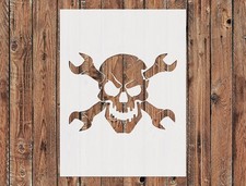 Reusable Skull Stencil Template for Wall Art  DIY Crafts - StencilAir