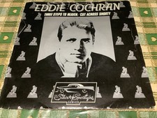 Eddie Cochran Three Steps to Heaven Cut Across Shorty UK 45rpm Single VG+