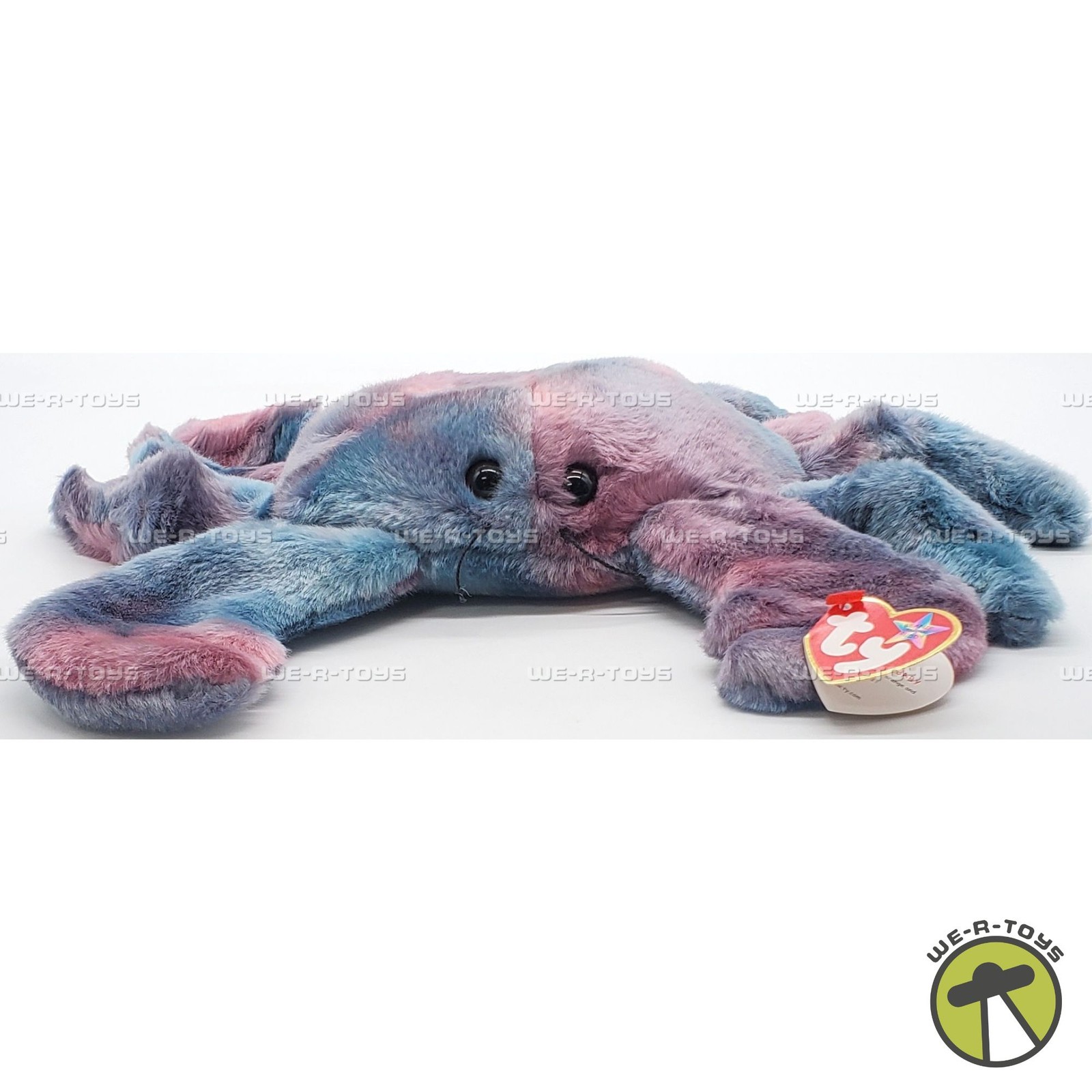 Ty Beanie Buddy Digger the Crab Plush Tie Dye Version 2000