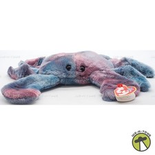 Ty Beanie Buddy Digger the Crab Plush Tie Dye Version 2000