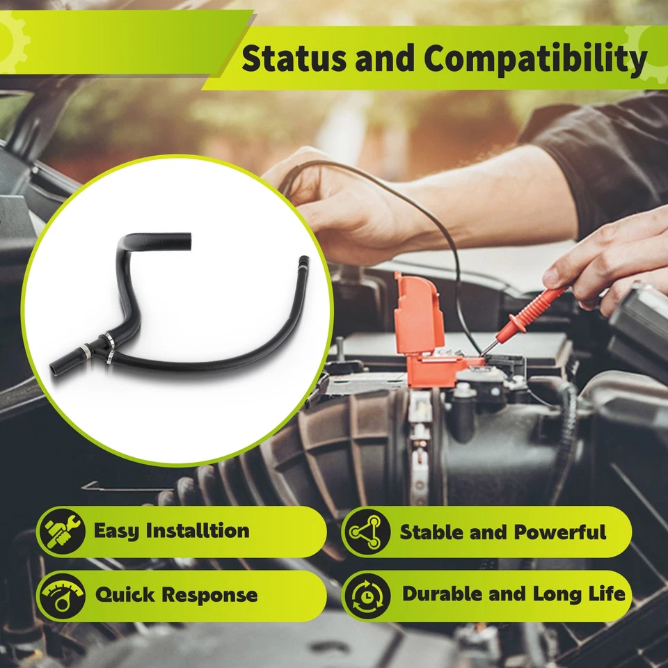 Tubo de manguera de refrigerante de radiador negro nuevo para Chevrolet Suburban 1500 2500 2007-2013 Foto 2 de 4