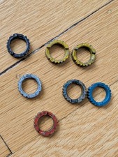 Inserti ingranaggi Campagnolo Syncro Index 7: Bianco, Rosso, Nero, 2 Blu e 2 Giallo