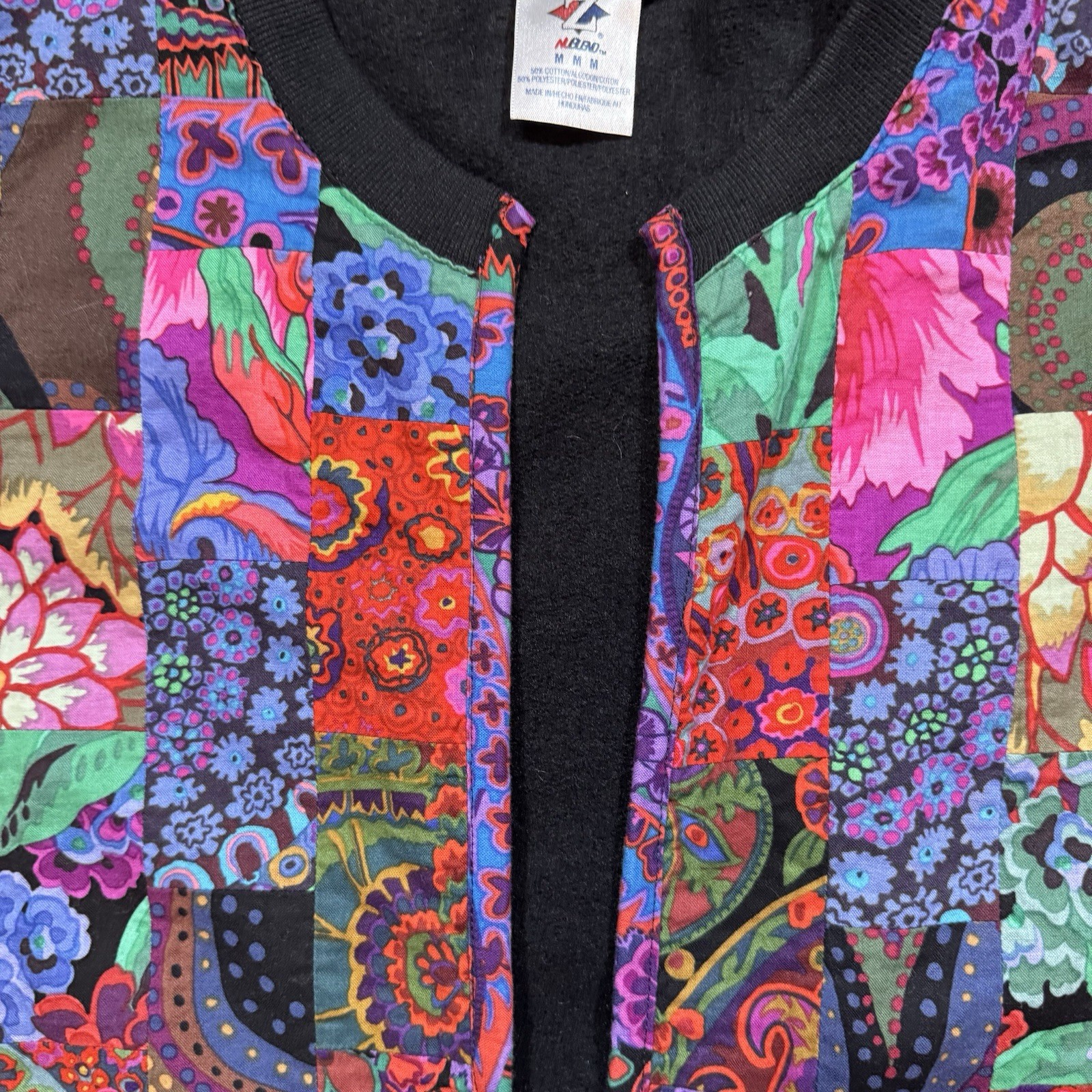 Vintage Statement Piece Bright Patchwork Boho Sty… - image 4