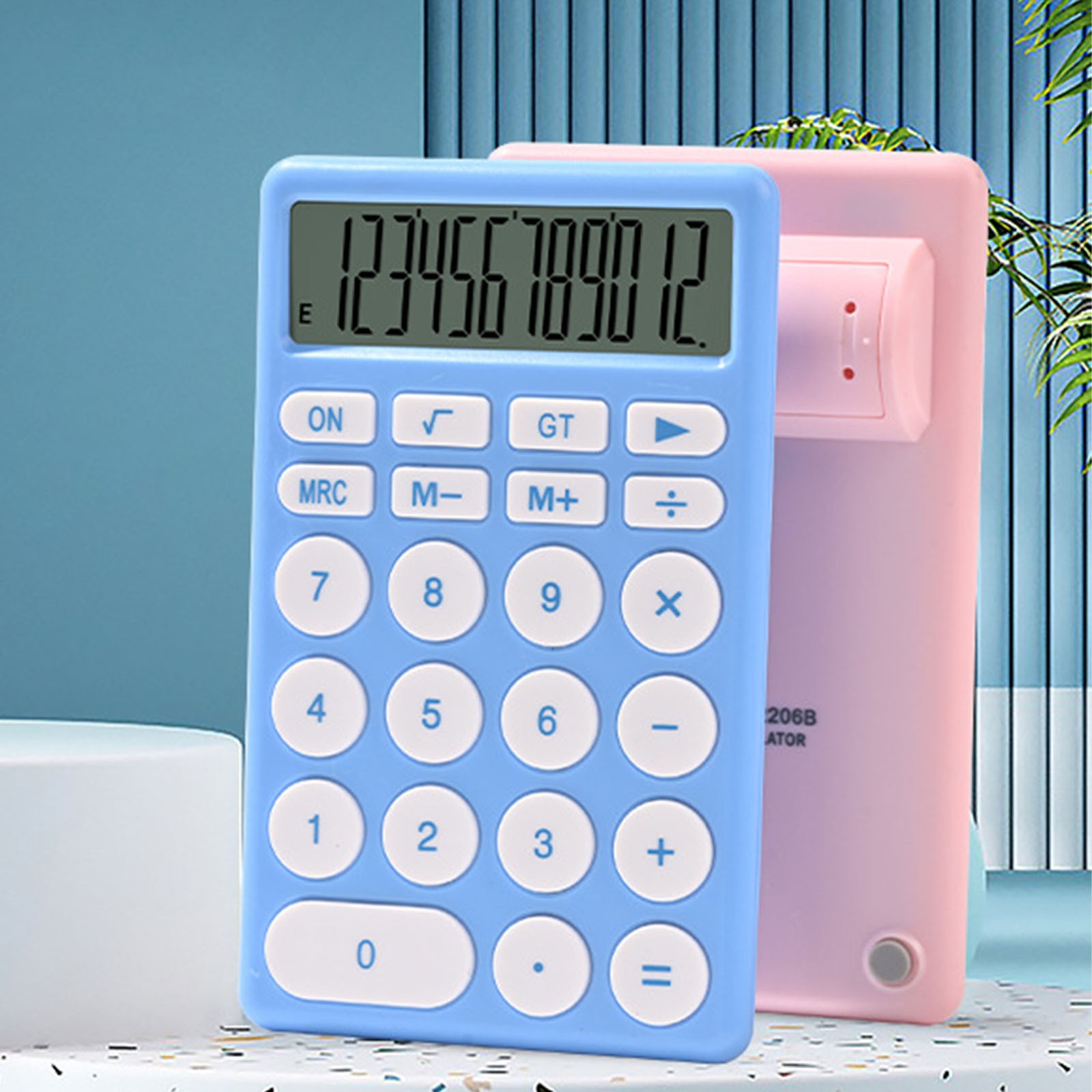 Cartoon Calculator Multifunctional Handheld Small Pocket Calculator With Large D