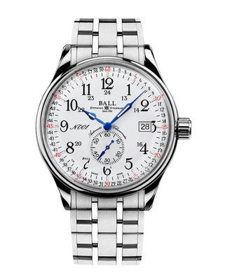 BALL Trainmaster Railroad Standard 130 Years (40mm) NM3888D-S4CJ-WH
