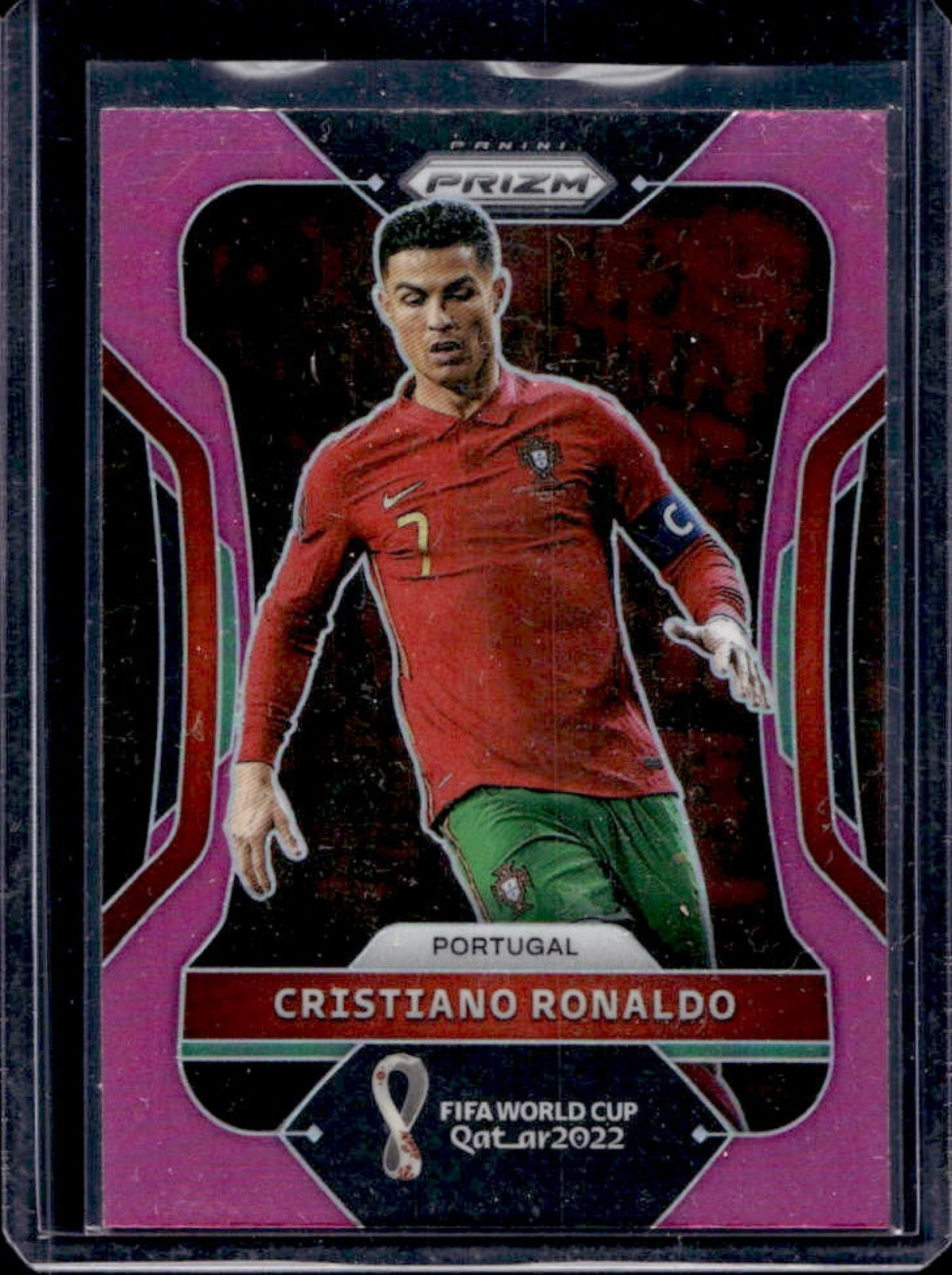 2022 Prizm World Cup Cristiano Ronaldo Pink #175 Portugal