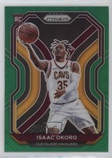2020-21 Panini Prizm Green Prizm Isaac Okoro #298 0zz5