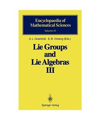 Lie Groups and Lie Algebras III: Structure of Lie Groups and Lie Algebras: Struc