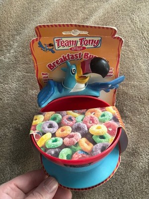 2001 Kellogg s Fruit Loops Toucan Collectable Cereal Bowl Original Packing