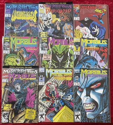 Marvel Comics Morbius Nightstalkers Darkhold Spider-Man & Dracula Comic Sammlung