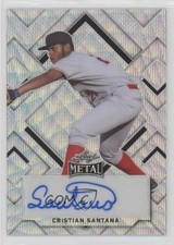 2022 Leaf Metal Silver Wave 8/8 Cristian Santana #BA-CS1 Auto 1cc7