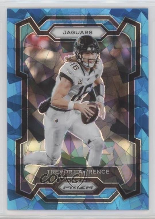 2023 Panini Prizm Blue Ice Prizm 20/99 Trevor Lawrence #139 0o6m