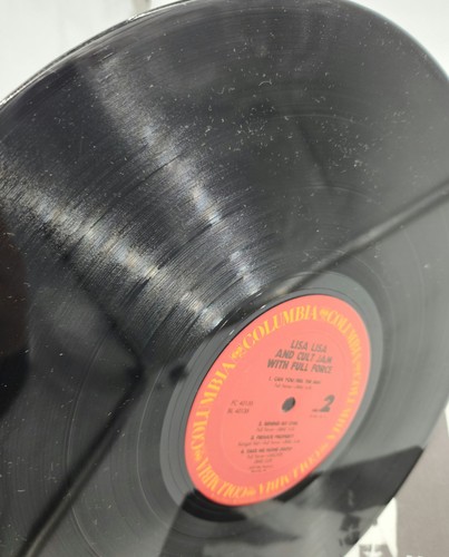 LISA LISA & CULT JAM With Full Force, 1985 COLUMBIA Records Shrink Hype Sticker - Picture 11 of 15