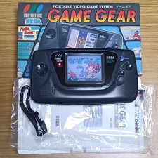 SEGA Game Gear Console Early Model Repaired Capacitors with Box and Manual Japan