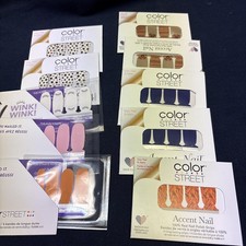 Lot of 10 NEW Color Street Nail Polish Accent Strips RETIRED/HOLIDAY. 3