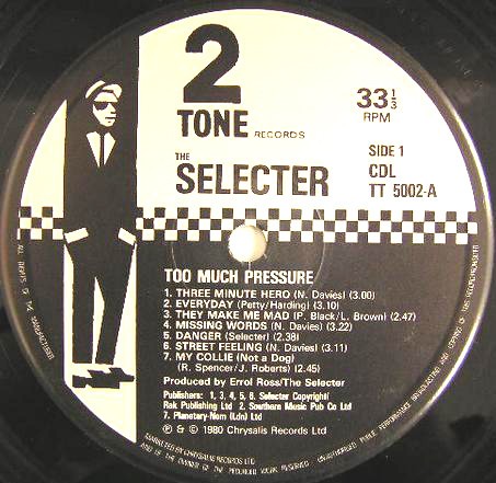 The Selecter - Too Much Pressure (LP, Album) (Very Good Plus (VG+)) - Picture 3 of 5