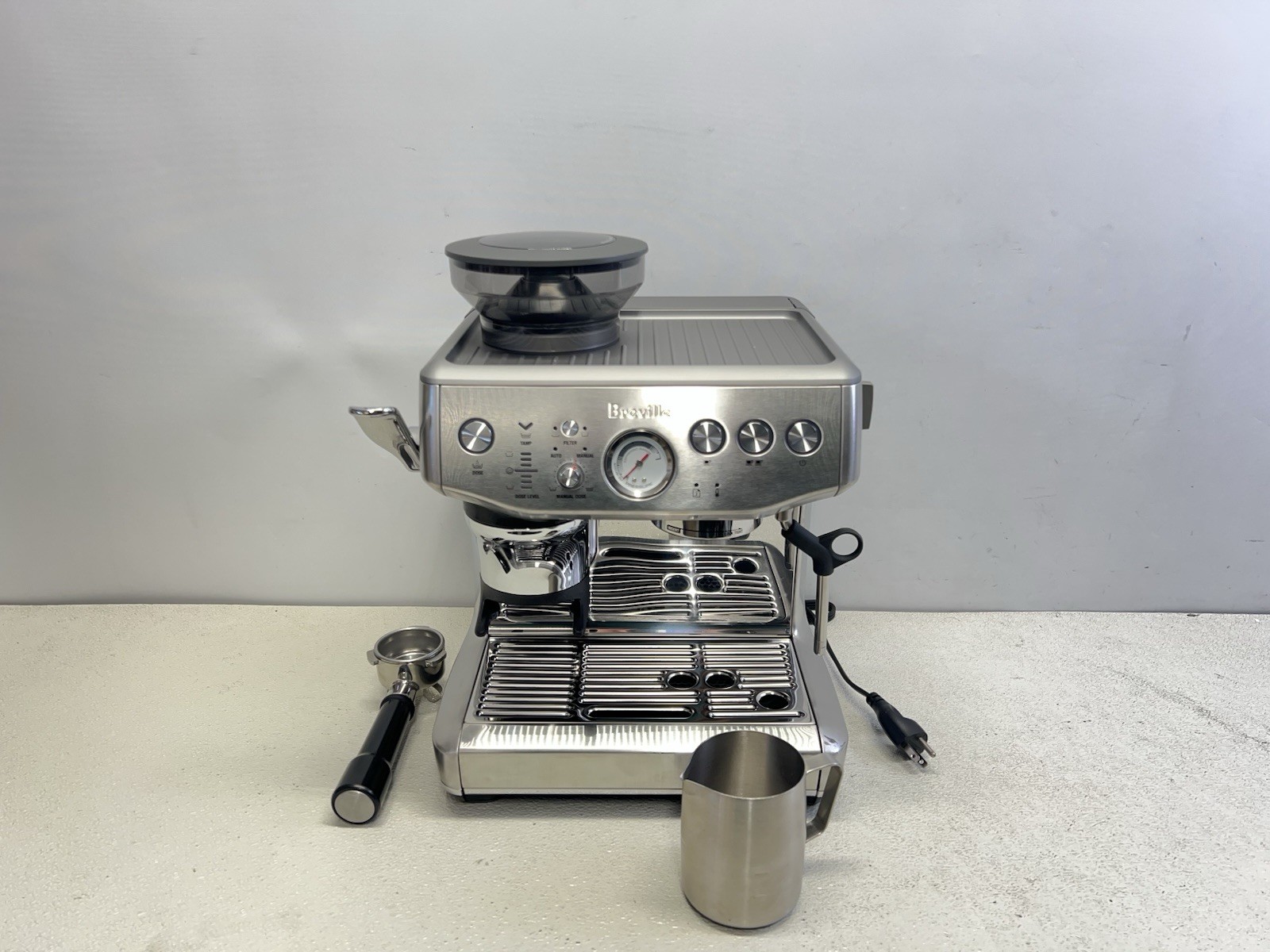 Breville - the Barista Express Impress Espresso - Brushed Stainless Steel -