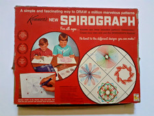 Kenner SPIROGRAPH #401 1st ISSUE Incl Instr. Cardboard, Pins 1967 Vintage