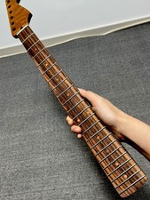 Stainless Rosewood 22Fret satin Roasting maple electric guitar neck Bone nut