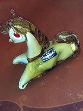 FRANCO TOFFOLO CAVALLO DA SEDUTA IN VETRO DELLA COMPAGNIA VENEZIANA DEL VETRO