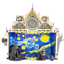 3D Puzzle for Adult The Starry Night Van Gogh's Craft Work Building Models Kit